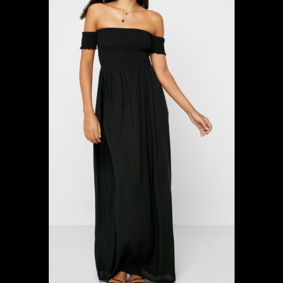 ASOS Dresses & Skirts - ❤️ ASOS ❤️ Off Shoulder Shirred Maxi Dress-Sz 4